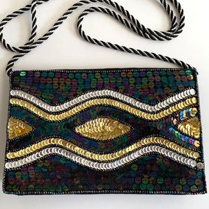 Sequined Evening Bag